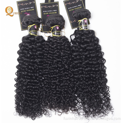Raw Unprocessed Virgin Jerry Curl Weave South Africa Hair Extensions Cape Town Indian 100% Human Remy Hair No Mix 8-30inch